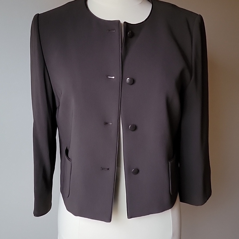 Talbots Women's Charcoal Blazer